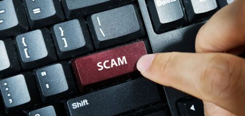 Scam button