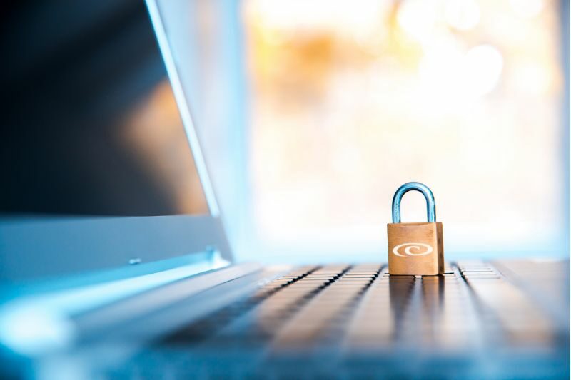 Computer with a lock